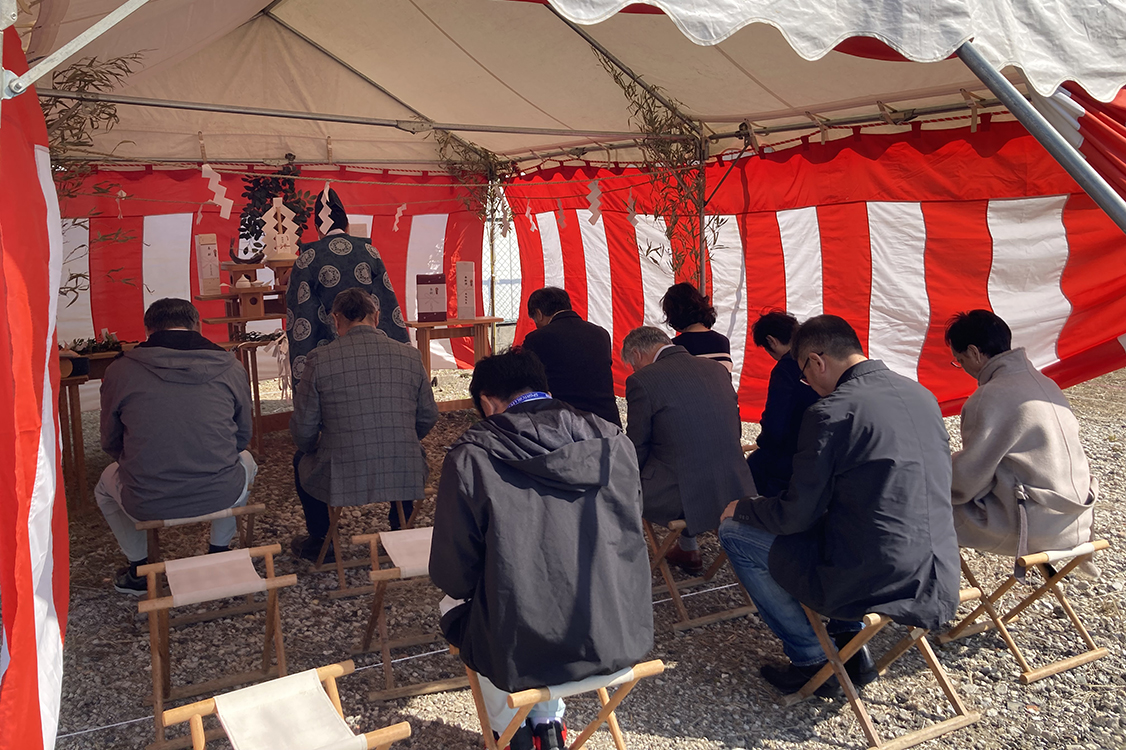 『新田２の平屋』地鎮祭　サムネイル